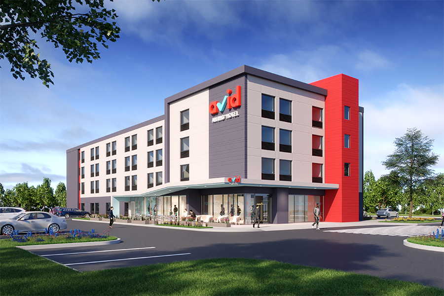 avid ihg rendering army lodging hotel architect